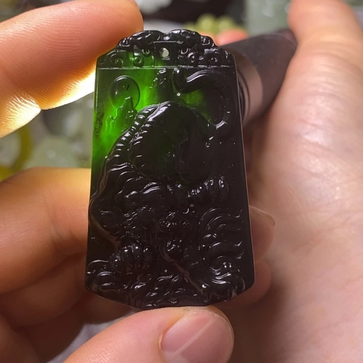 岫玉天然岫玉挂件未镶嵌