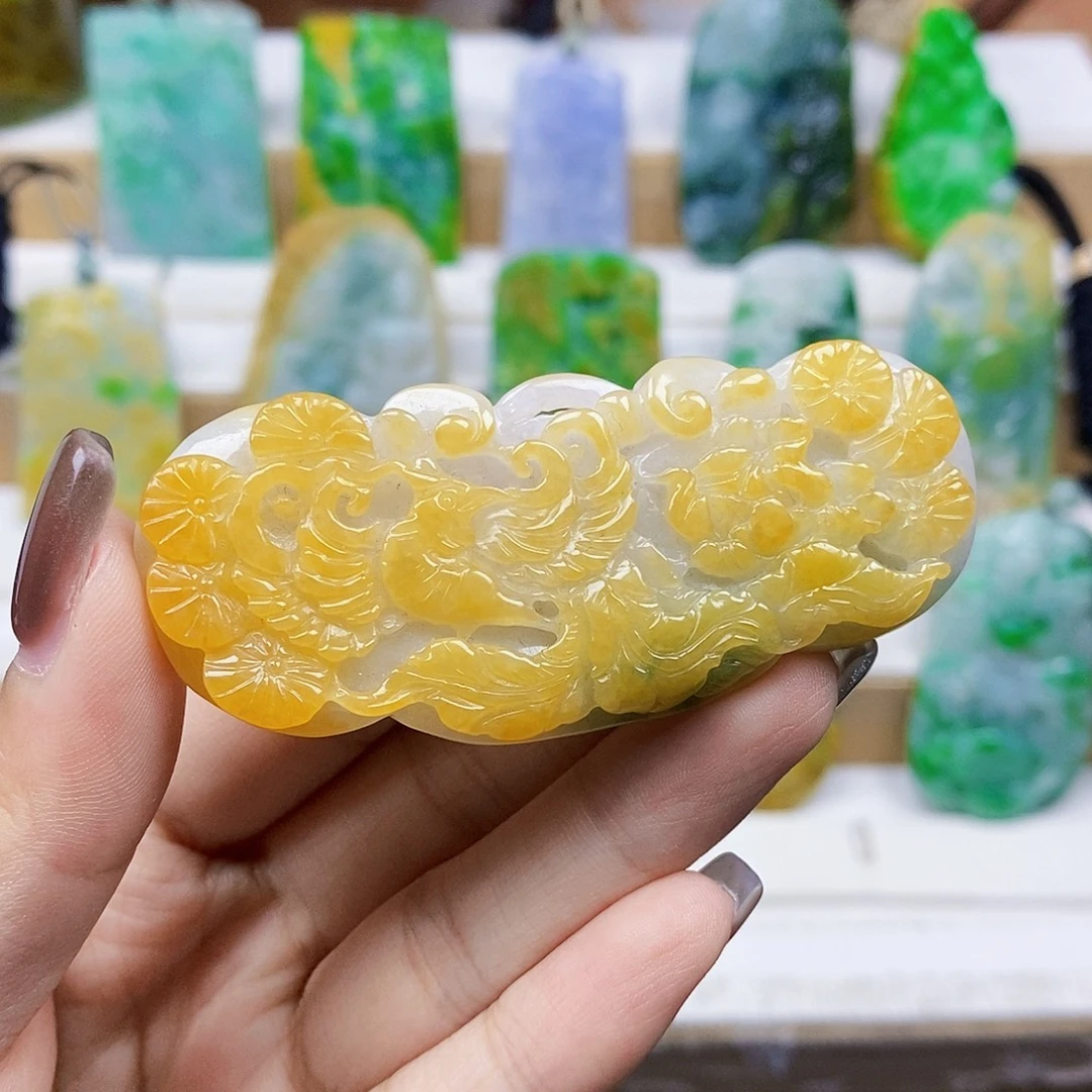 定制翡翠未镶嵌天然翡翠A货