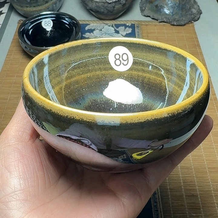 茶盏89 坚记茶盏摆件