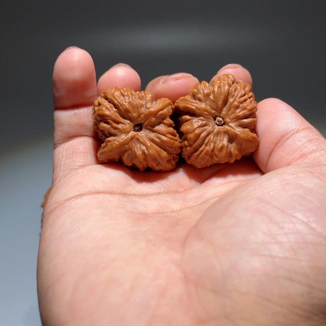 文玩核桃把件33尺全品高炮边差7涿鹿南将石