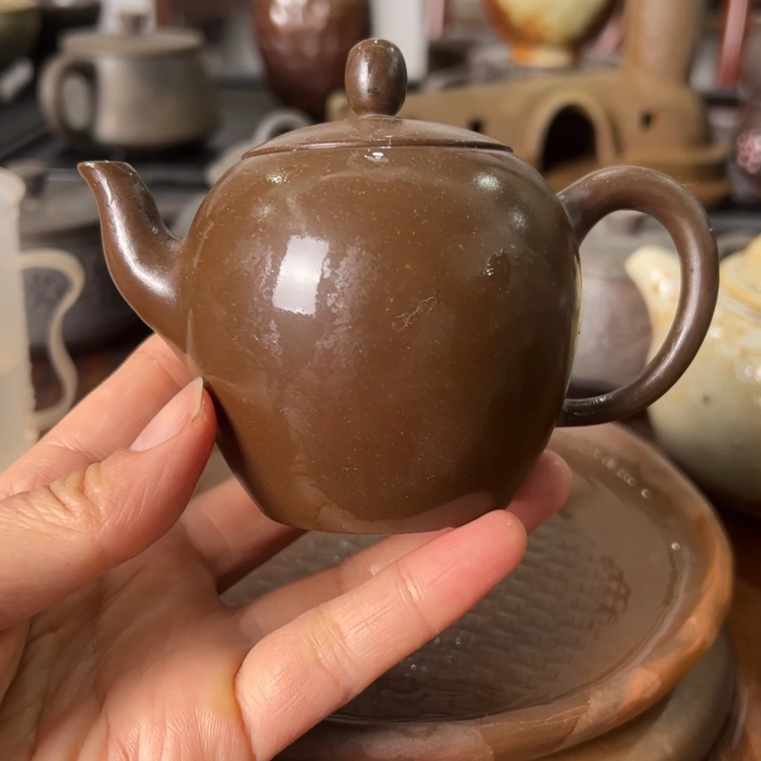 贵台龙窑柴烧茶壶125