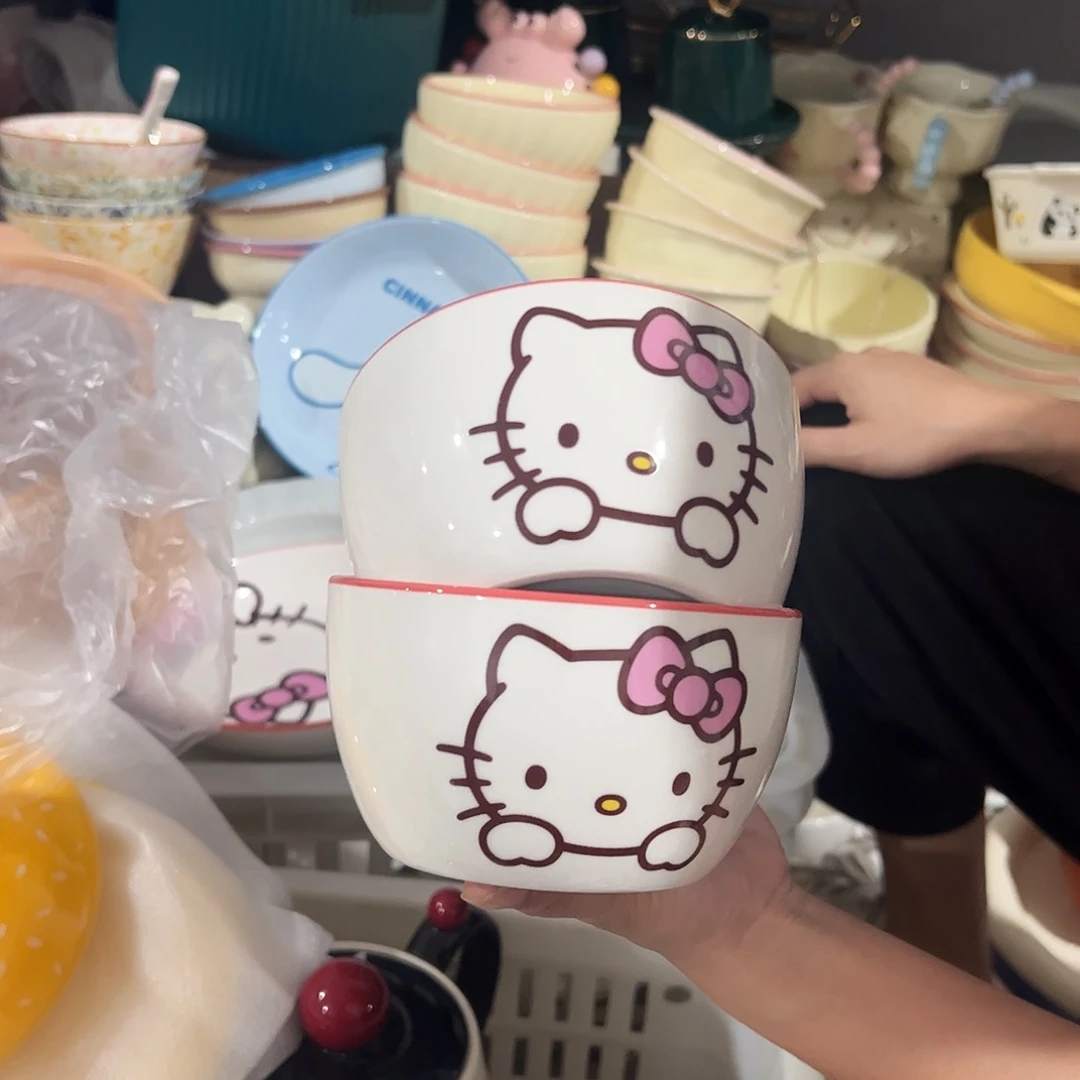 瓷片Kt米饭碗2个微瑕