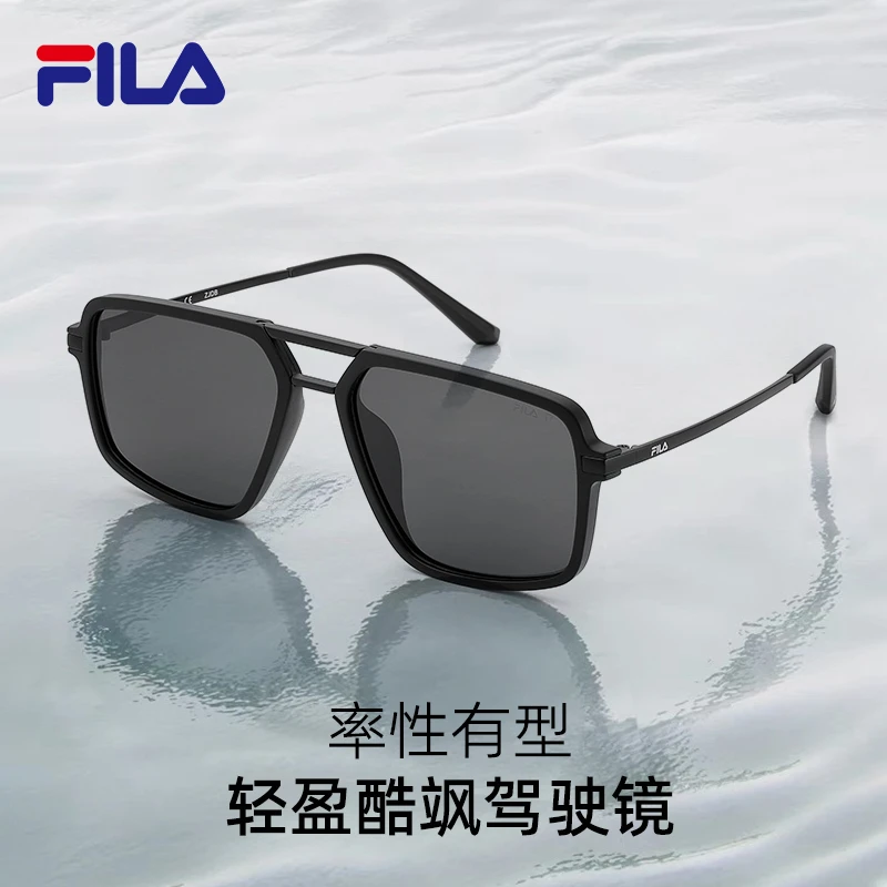 斐乐大框墨镜男女款时尚防紫外线高级感开车钓鱼专用偏光太阳眼镜