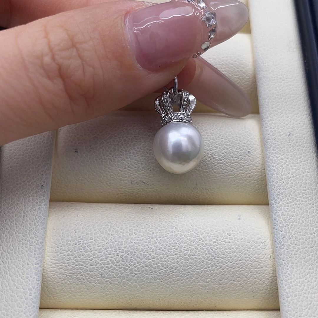 颈饰银S925镶嵌海水珍珠