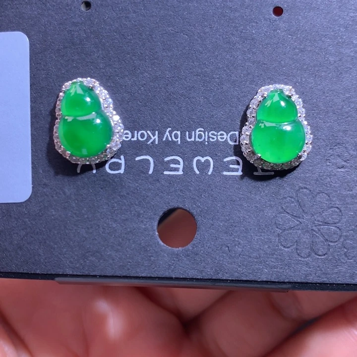 【闪购商品】颈饰银S925镶嵌翡翠天然翡翠