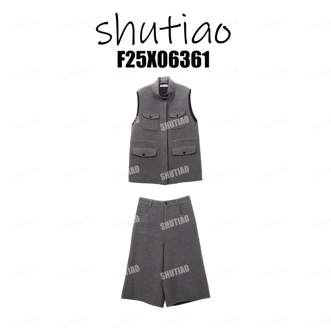【SHUTIAO】2025秋冬：新款小众设计款套装F25X06361