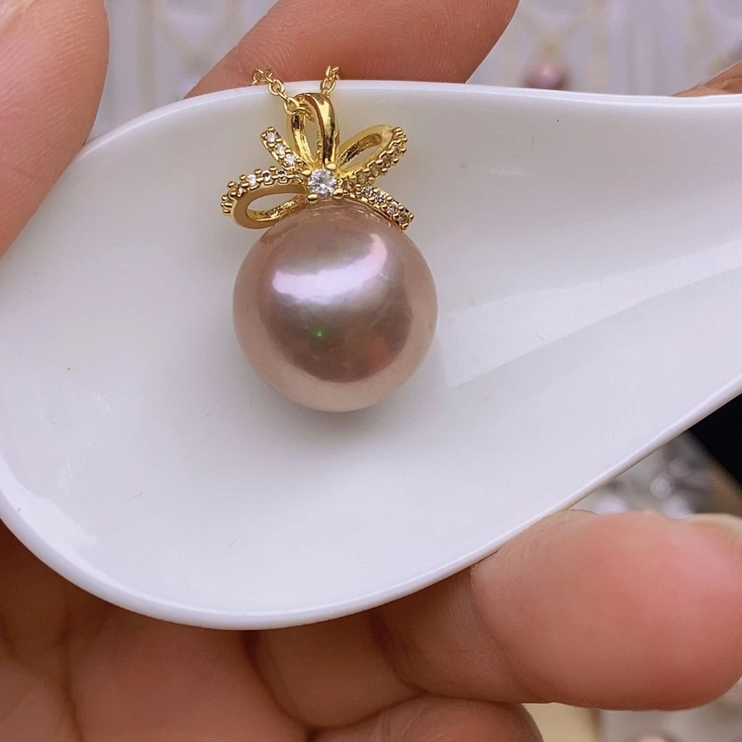 淡水珍珠未镶嵌吊坠(赠链)16➕