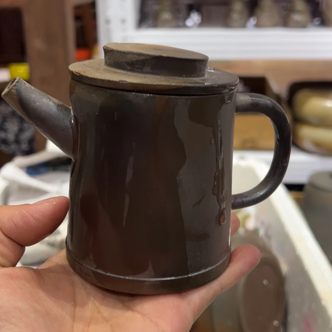贵台龙窑柴烧茶壶184