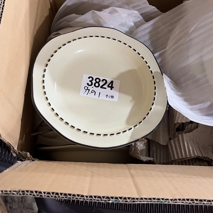 瓷微瑕外贸餐具3824