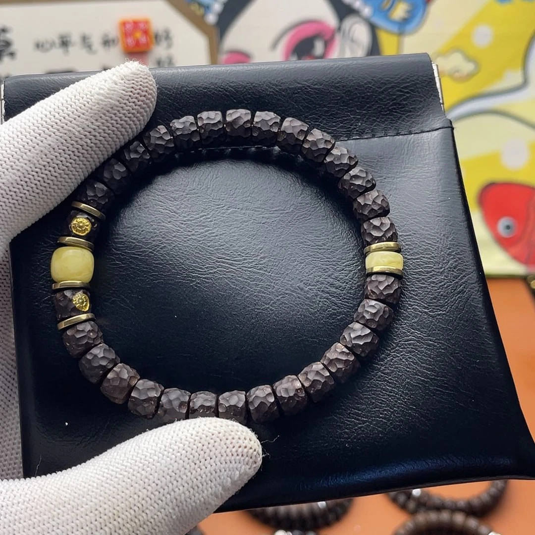 椰蒂手串8无相双腊，核桃