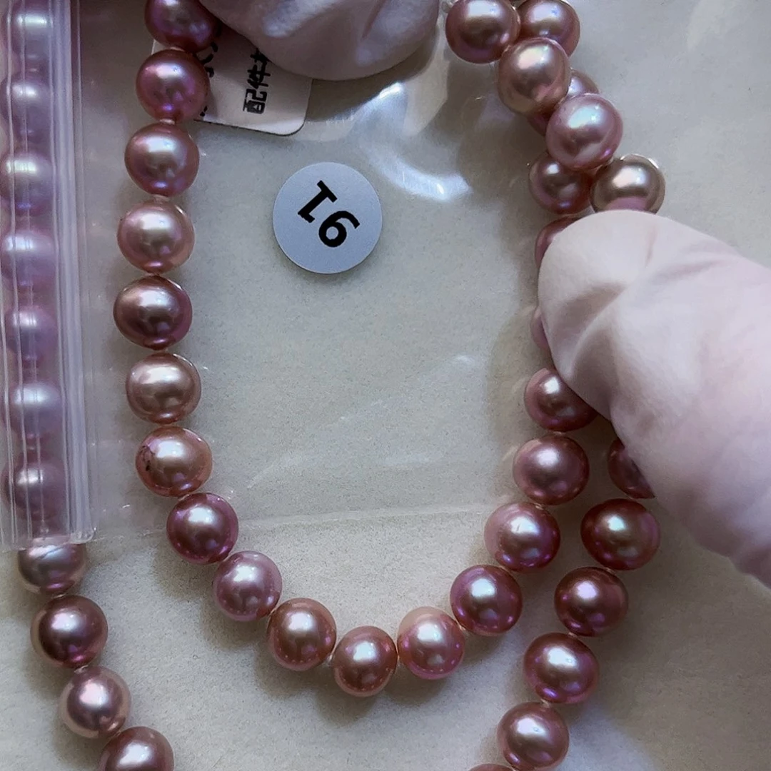 素***颜颈饰银S925镶嵌淡水珍珠