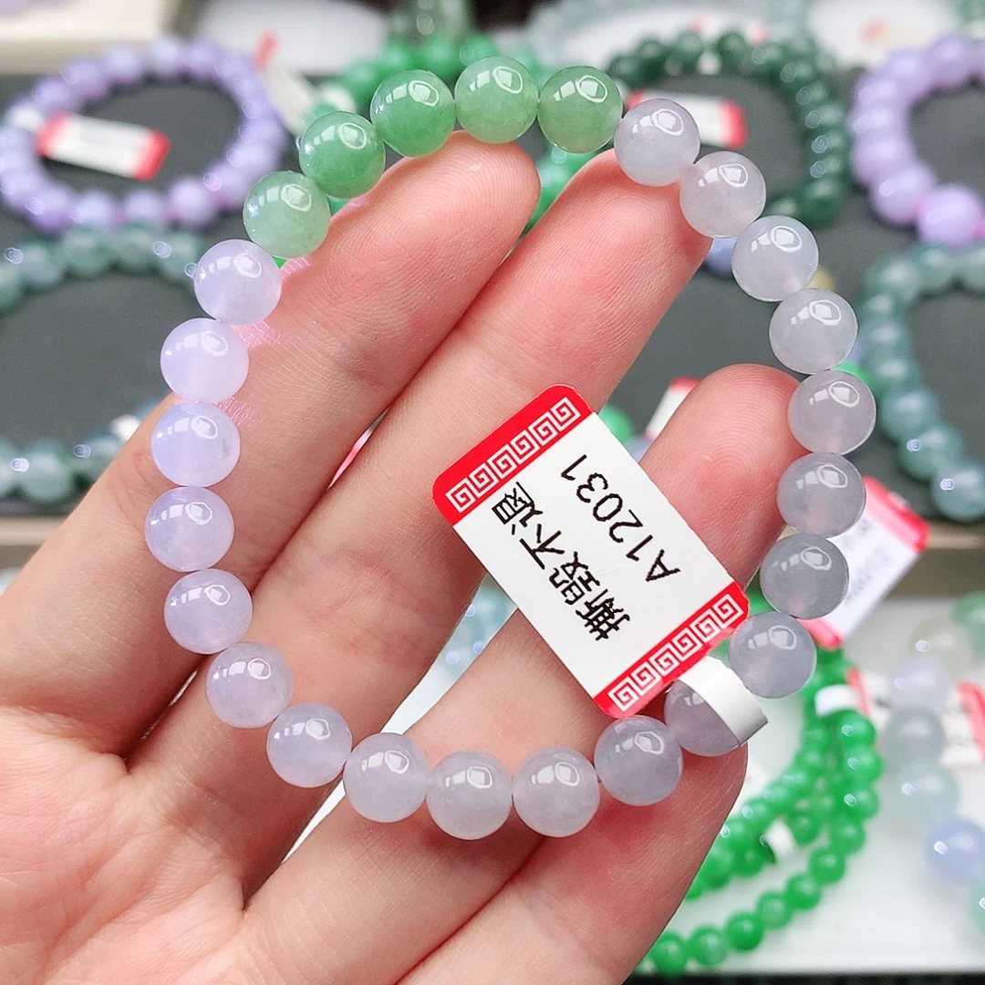 未镶嵌手链翡翠翡翠7mm