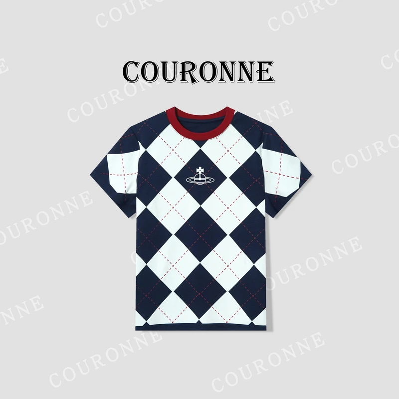 【桐桐】-潮牌设计感潮酷修身显瘦百搭圆领打底上衣31581