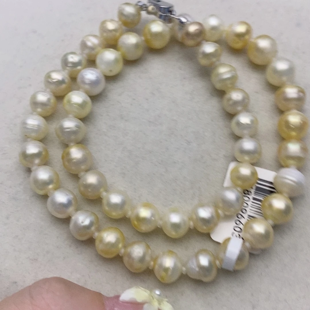 【闪购商品】海水珍珠未镶嵌颈饰哈*妈