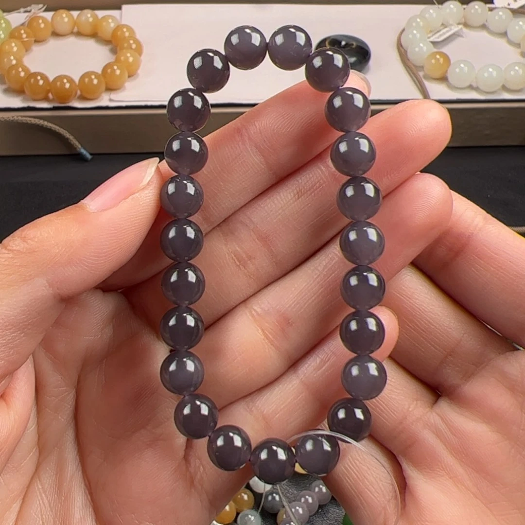 和田玉手链未镶嵌艾*