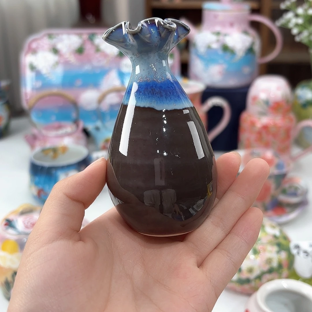 景德镇手绘高温釉下彩陶瓷茶具