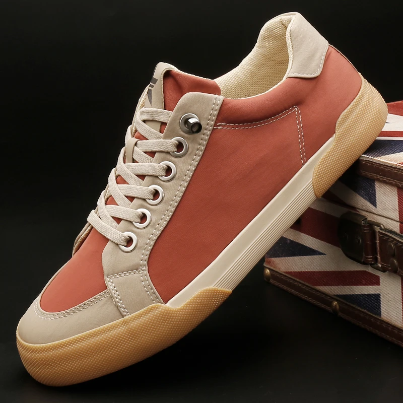 25123m 春季低帮懒人布鞋复古潮流时尚薄款男士夏季透气百搭板鞋