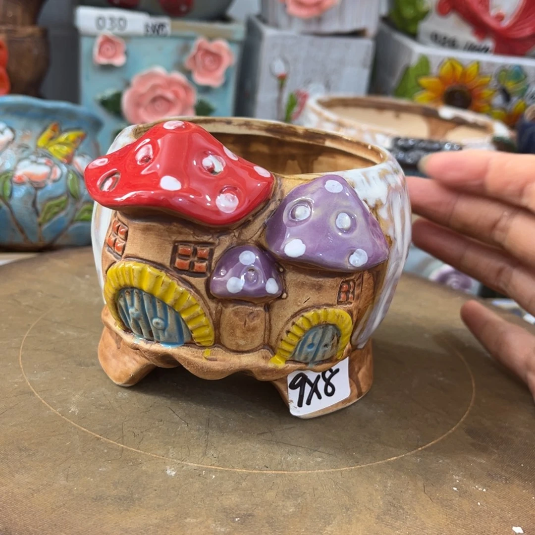 粗陶多肉花盆花盆