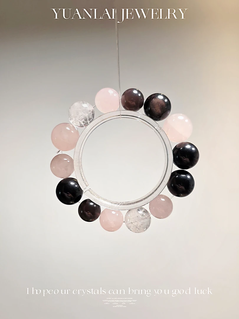 【偏爱】12-14mm马粉✖️13mm白阿塞✖️14mm银耀石✖️12mm冰种黑曜石