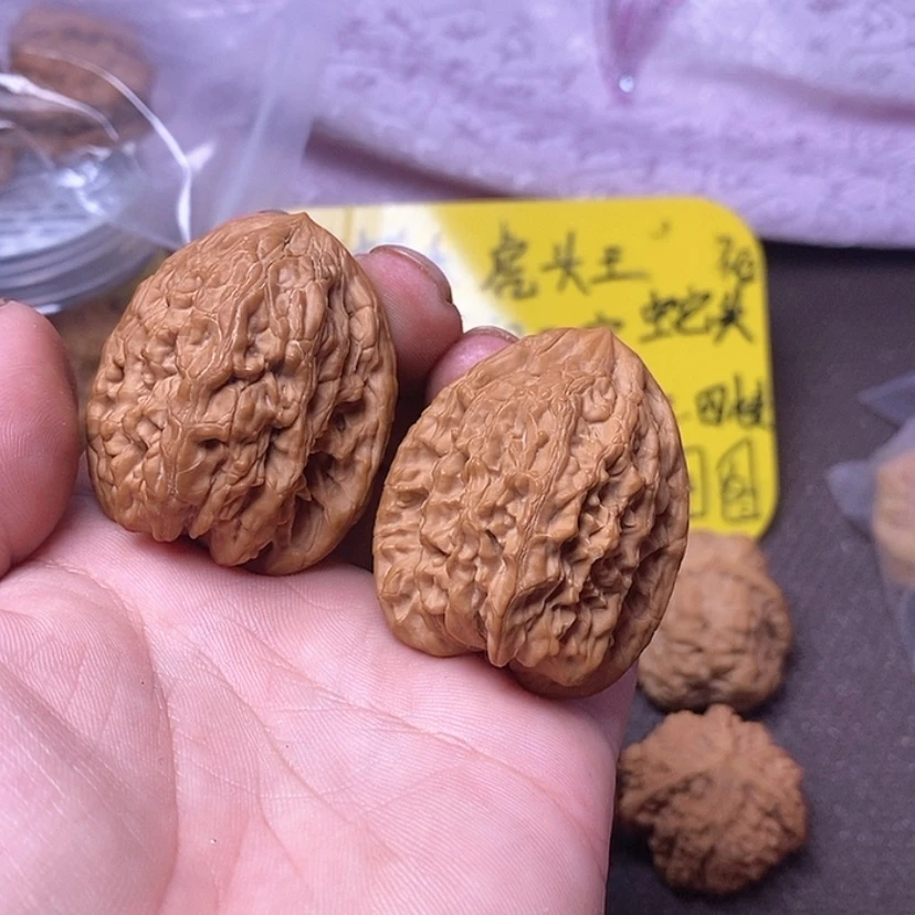 【闪购商品】吊坠文玩核桃40蓟县虎头王