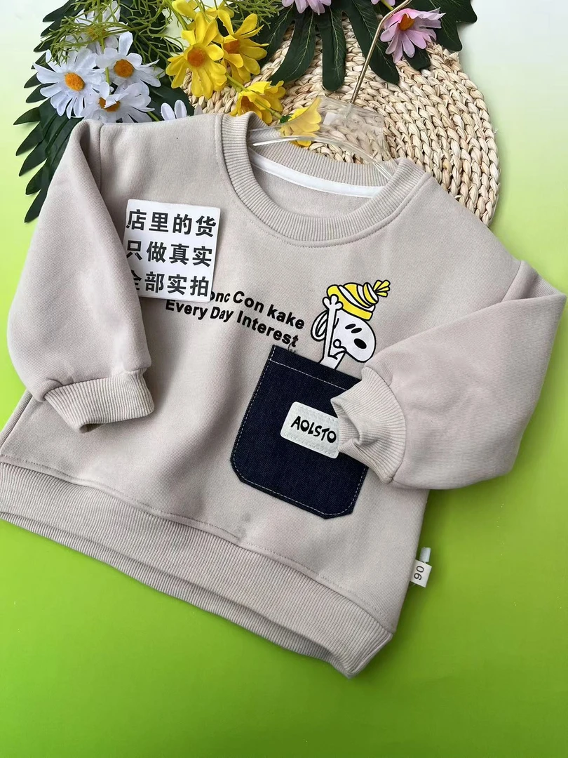 B282童装店断码清仓昌乐壹号童仓春秋长袖男女童卫衣牛仔卫裤外套