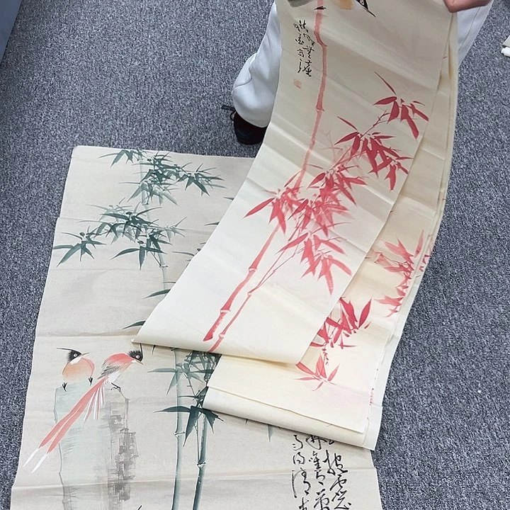 国画纯纯手绘字画教程分享