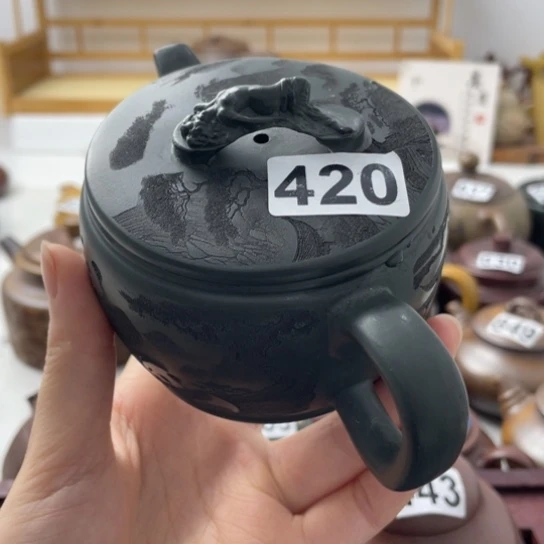 流口水的紫砂微瑕