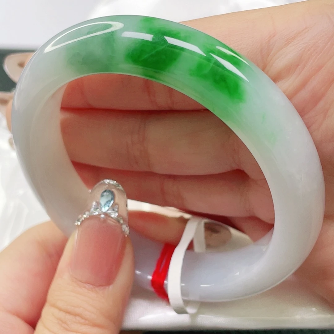 未镶嵌手镯翡翠圈口5455