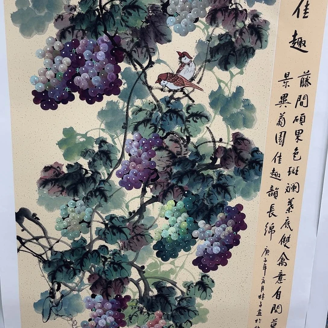 国画纯手绘宣纸国画作品