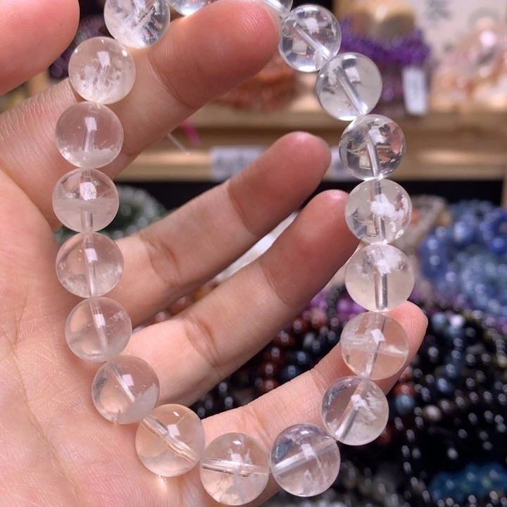 未镶嵌手串水晶10.4雪花幽灵