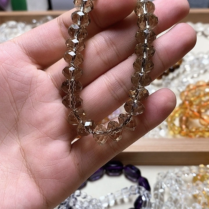 非金属无卡10mm茶刻面