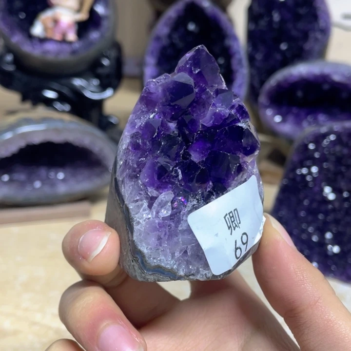 未镶嵌珠宝半成品紫晶