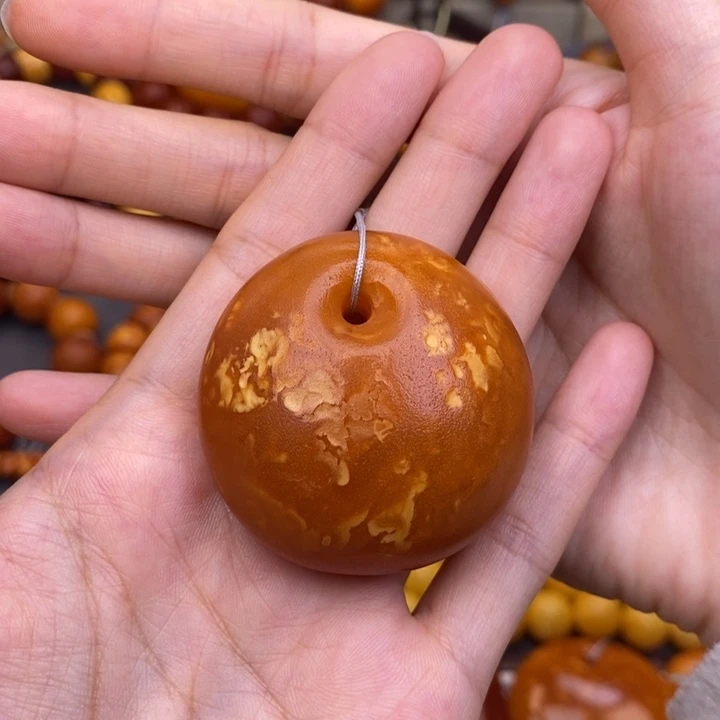 琥珀未镶嵌裸石蜜蜡M