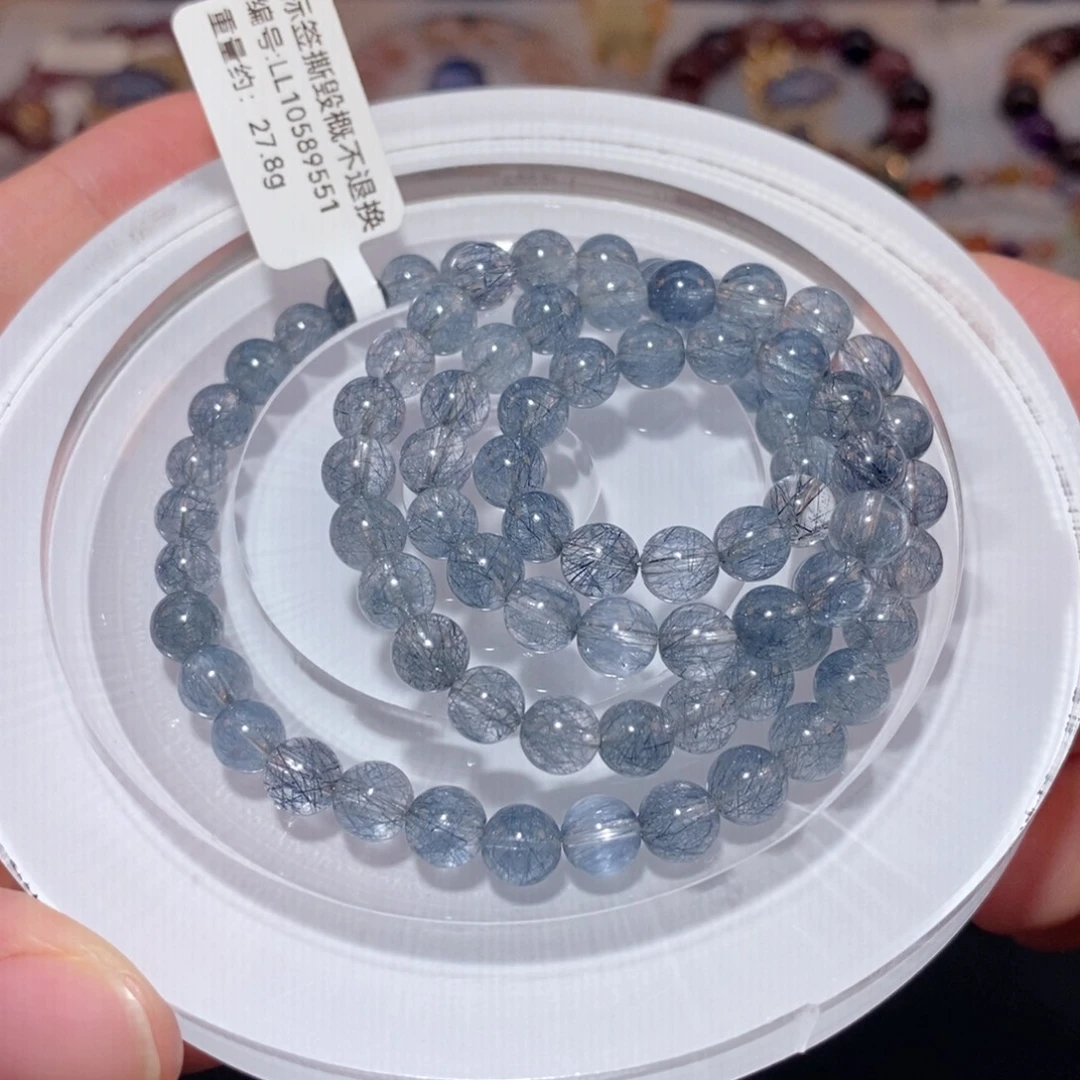 未镶嵌手链水晶F蓝兔多圈6