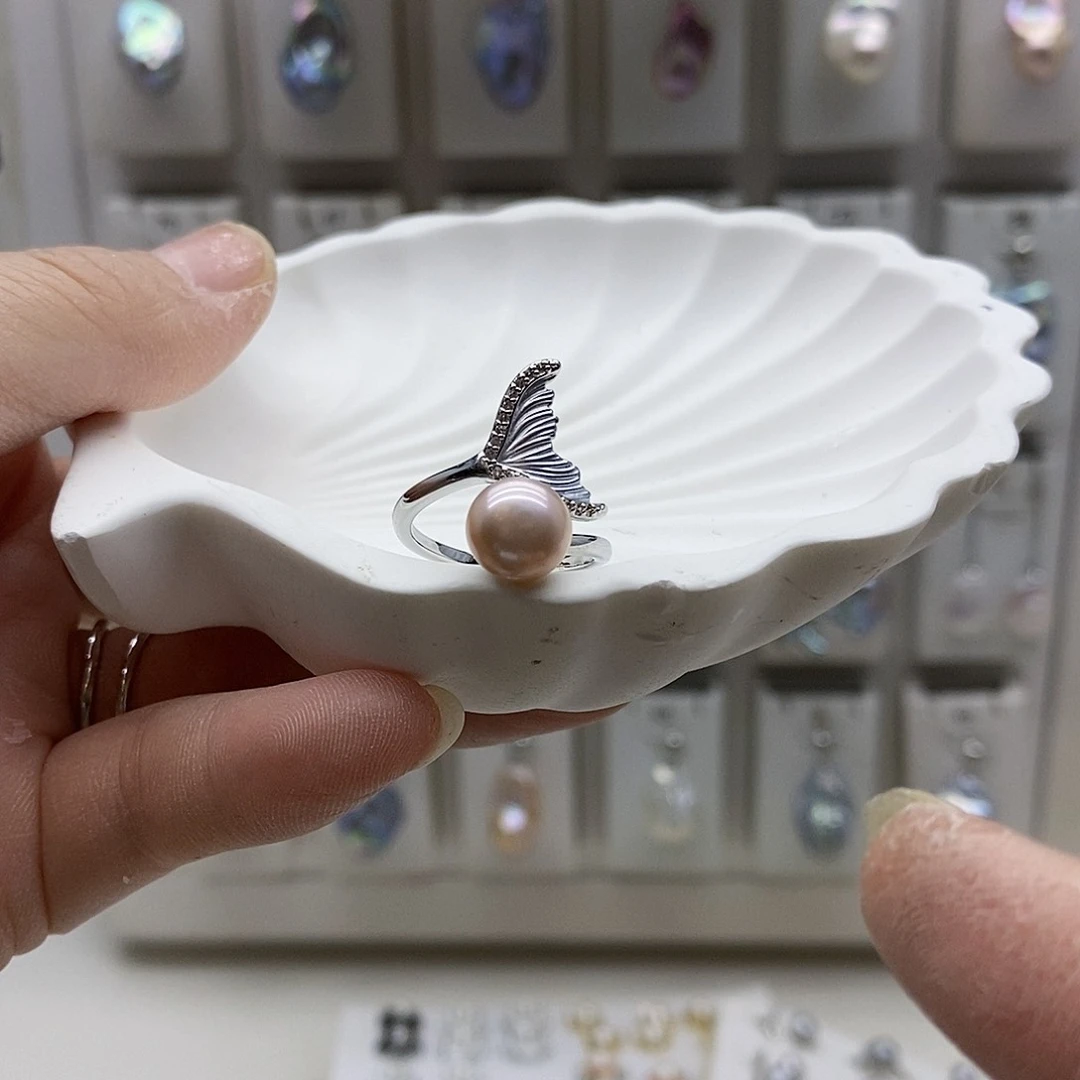 颈饰合金淡水珍珠