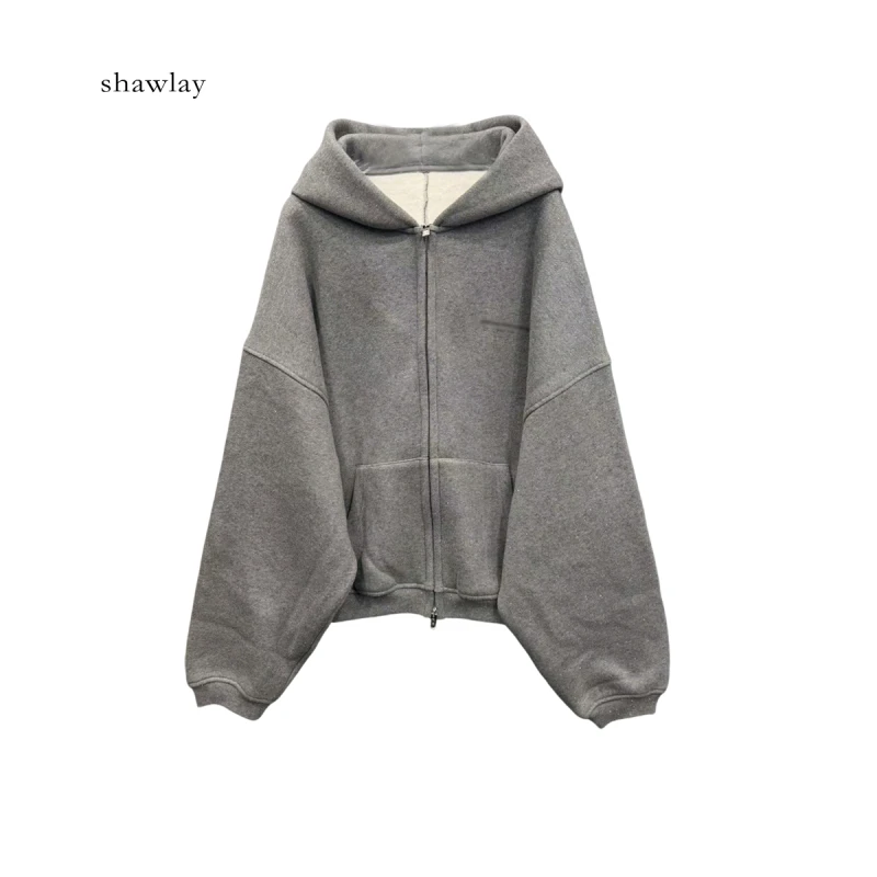 秋季宽松休闲连帽外套CL3991