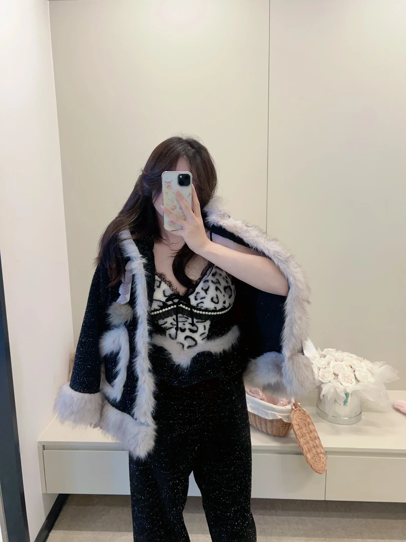 【秀场画报】秋冬新款保暖冬季女睡衣优雅韩系轻奢加厚家居服套装