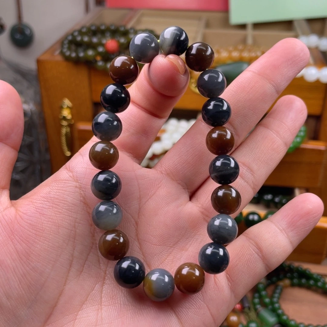 和田玉未镶嵌手链