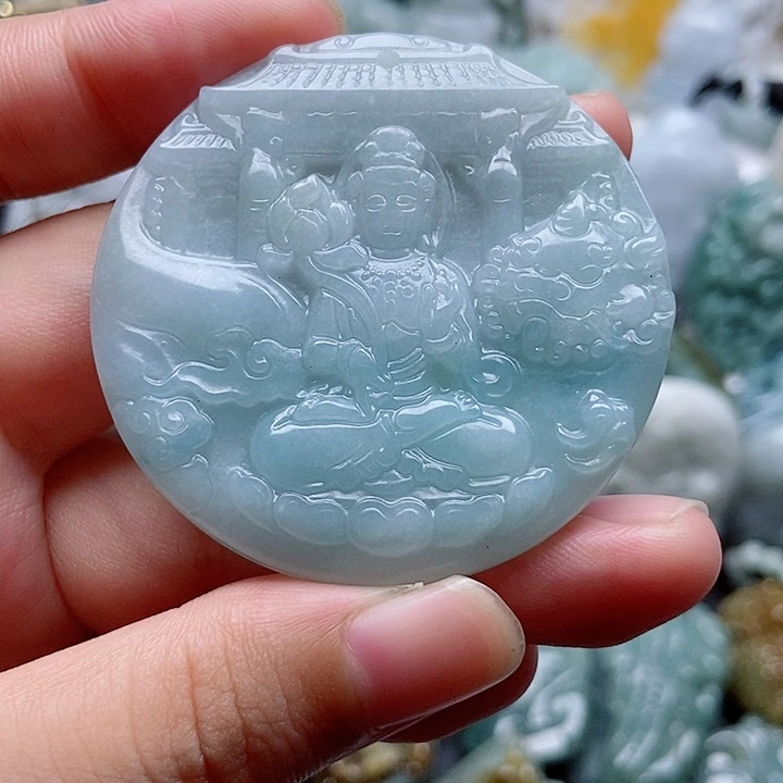 吊坠(不含链)未镶嵌翡翠1