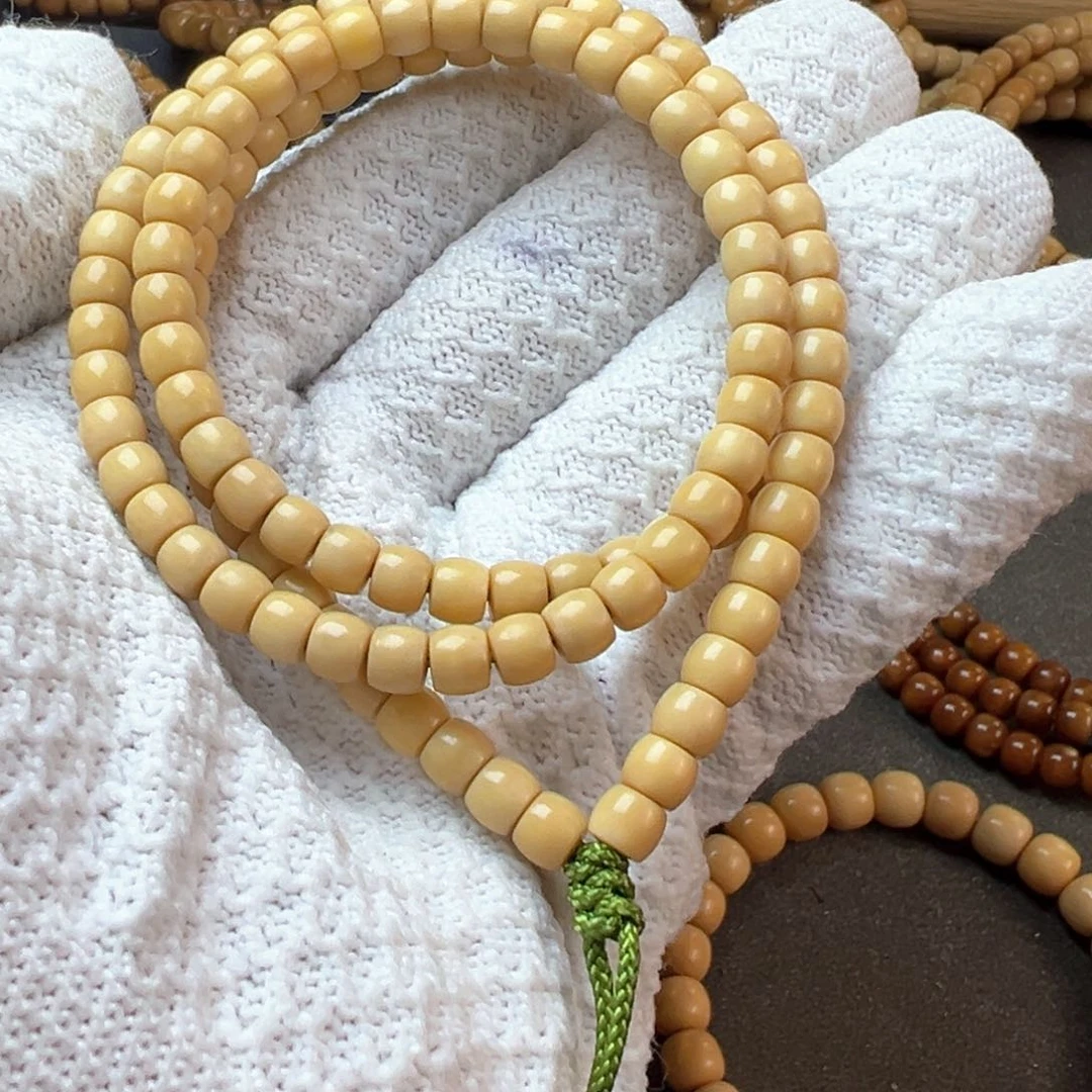 龙眼菩提吊坠龙脊6×5直切108