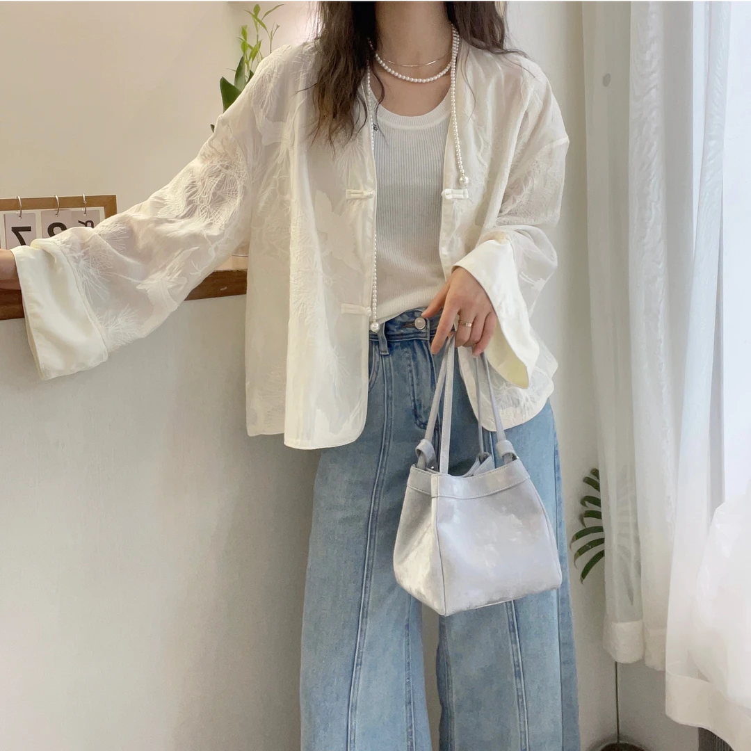 欧洲站2025春装新款夏季重工国风刺绣天丝外套女春秋中式防晒开衫