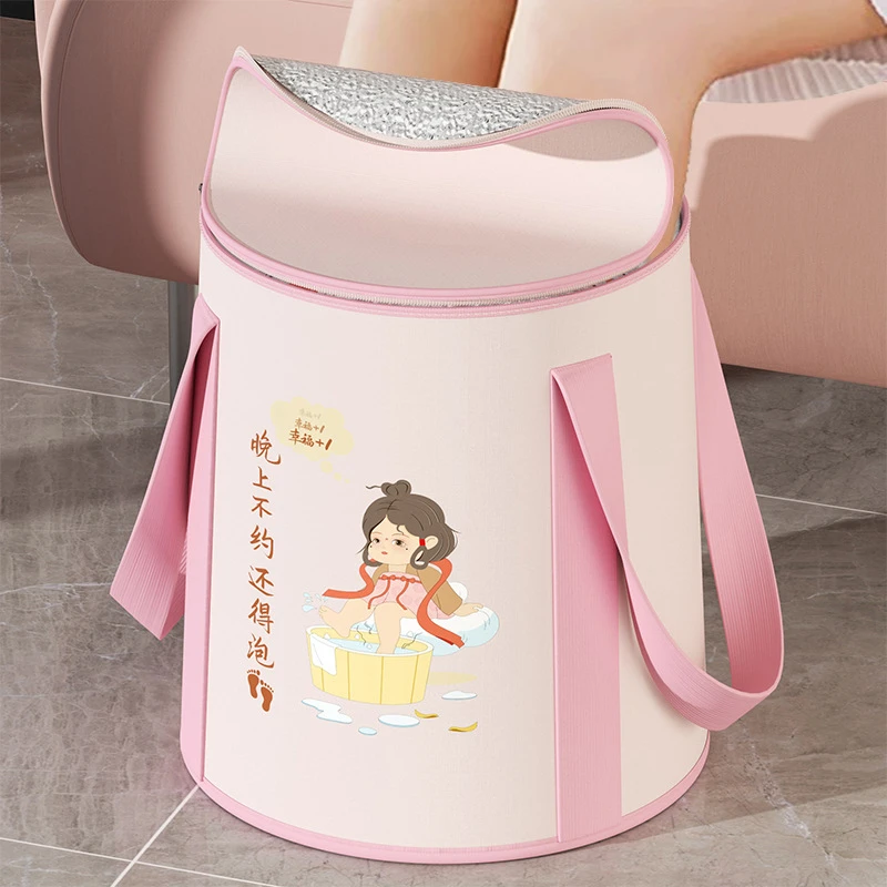 可折叠泡脚袋保温熏蒸泡脚桶过小腿家用便携式宿舍足浴洗脚盆恒温
