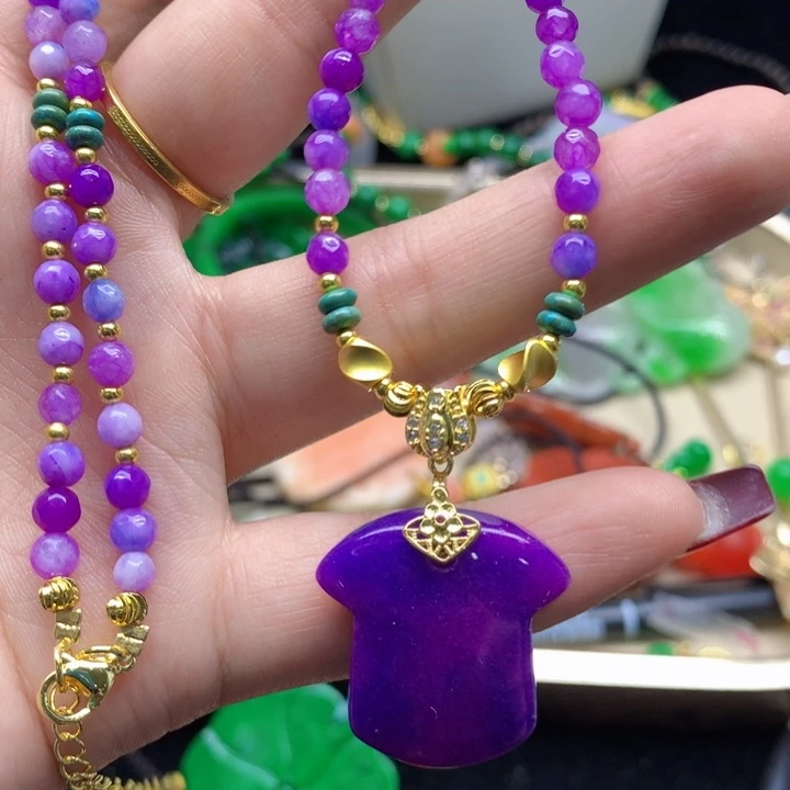 苏纪石（舒俱来）颈饰合金吊坠