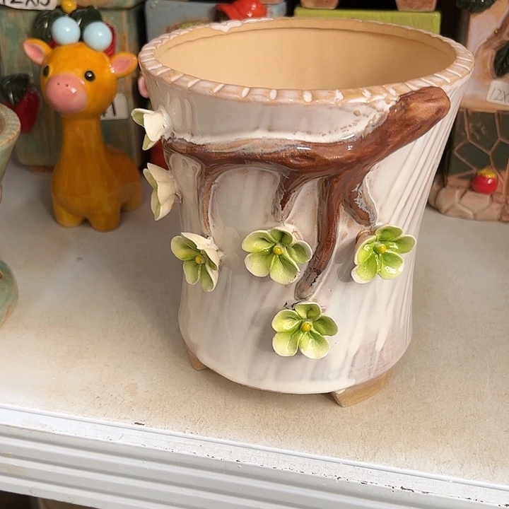 粗陶材质多肉花盆