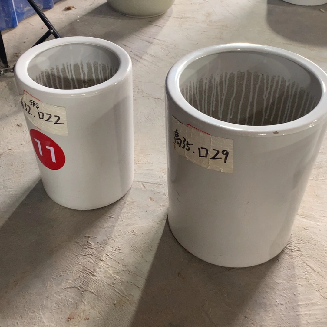 微瑕高温陶瓷花盆