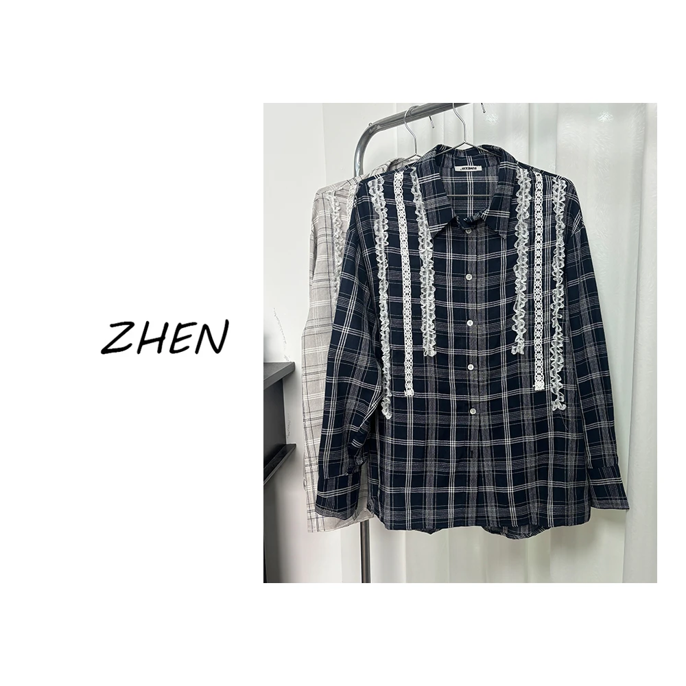 【ZHEN】K0812 2025新款衬衫显瘦时尚百搭设计师轻奢款