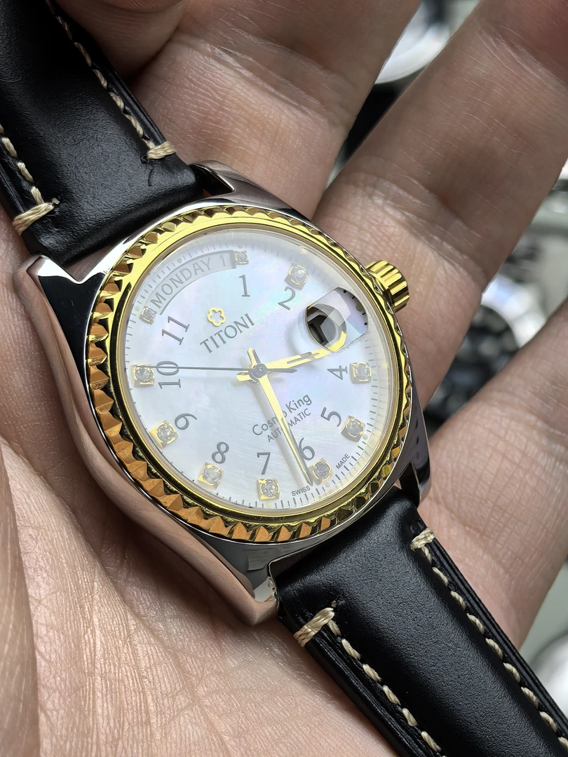95新 Titoni/梅花 宇宙王系列/38.5mm/机械/单表