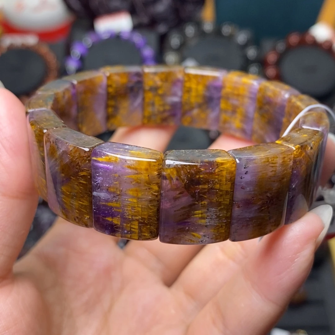 未镶嵌手链水晶极光金多多手牌