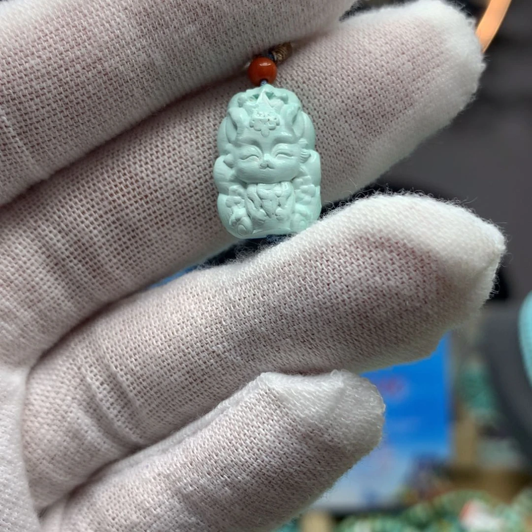 绿松石挂件未镶嵌