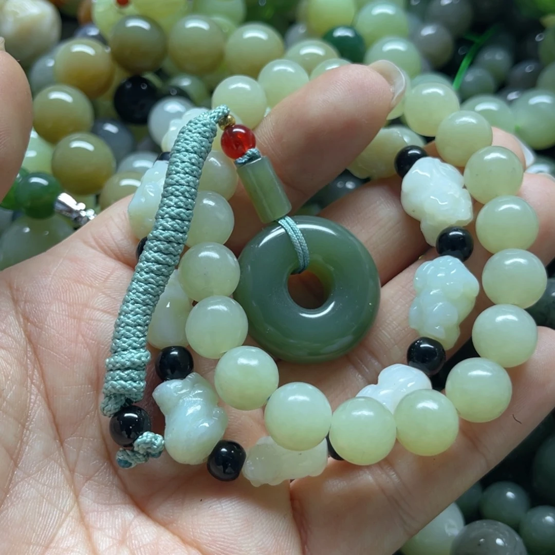 和田玉手链未镶嵌